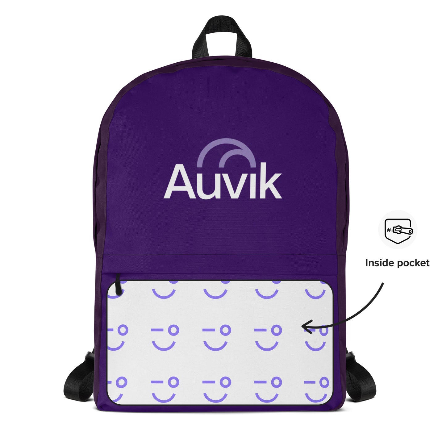 Auvik Purple Logo Backpack