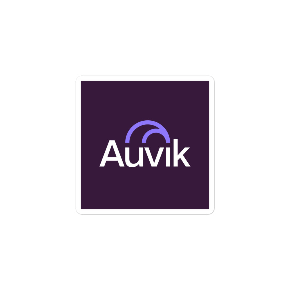 Auvik Block Logo Sticker