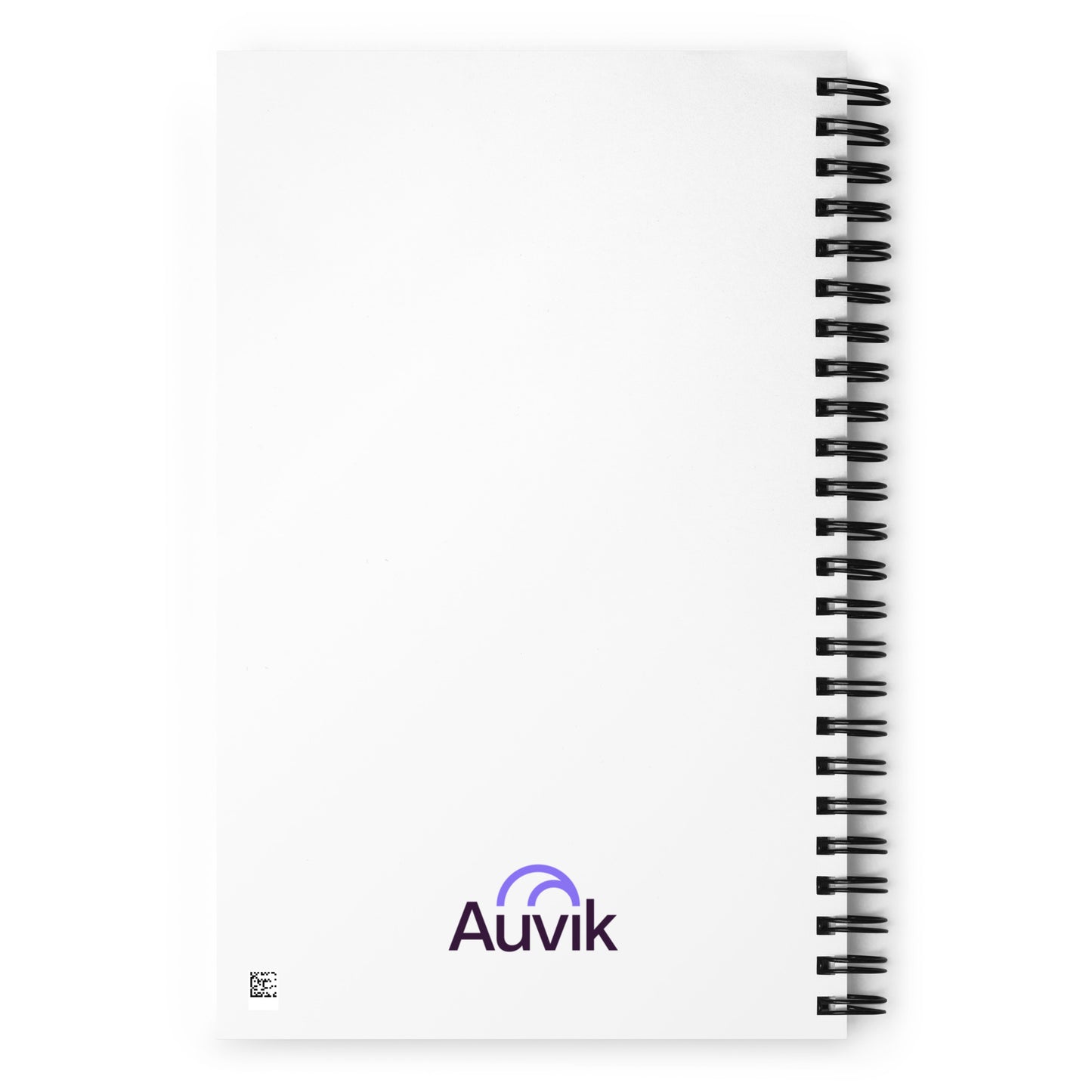 Auvik Gray Spiral Notebook