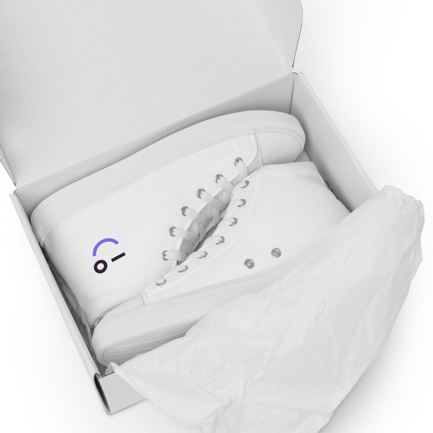 Auvik Smiley Women’s High Top Canvas Shoes