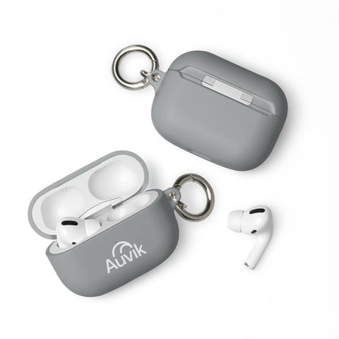 Auvik Gray Rubber Case for AirPods® (Pro)