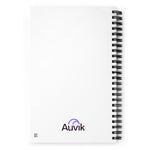 Auvik Magenta Spiral Notebook
