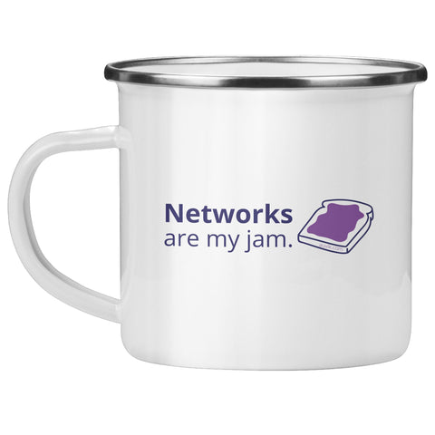 Networks Are My Jam Camping Mug - RTR